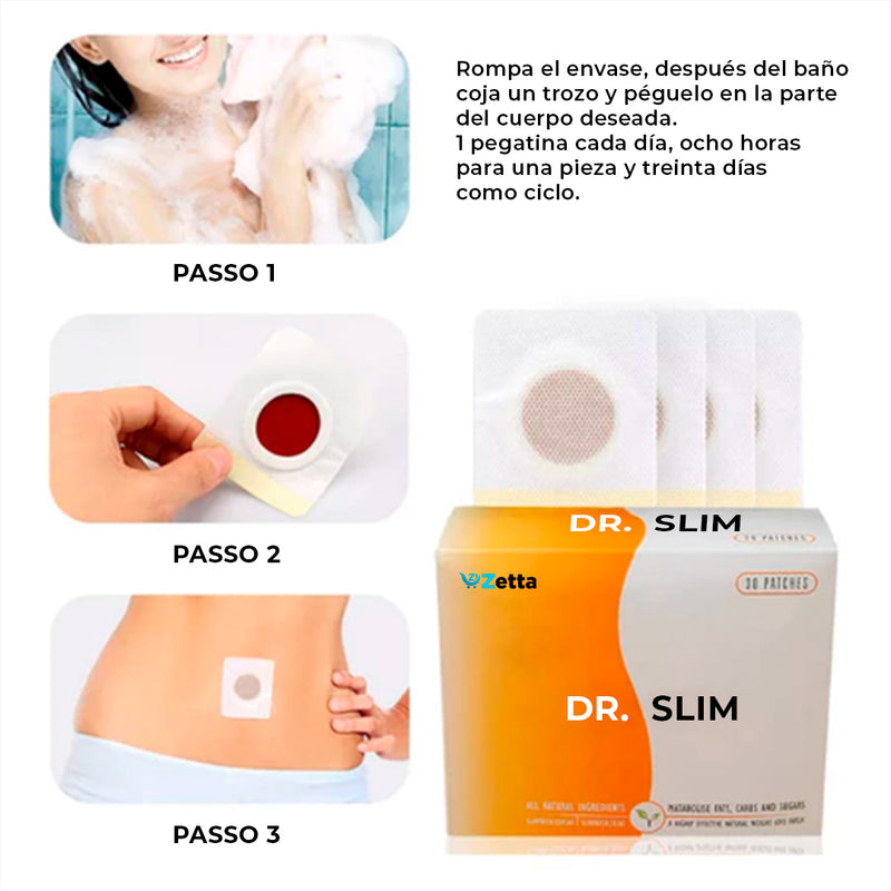 Dr. Slim™ Detox - Parches adelgazantes (set de 30)